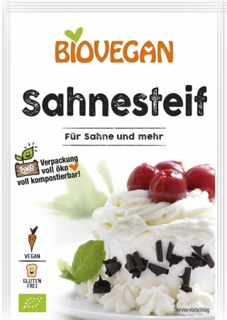 ŚMIETAN-FIX W PROSZKU WEGAŃSKI BEZGLUTENOWY BIO (3 x 6 g) 18 g - BIOVEGAN