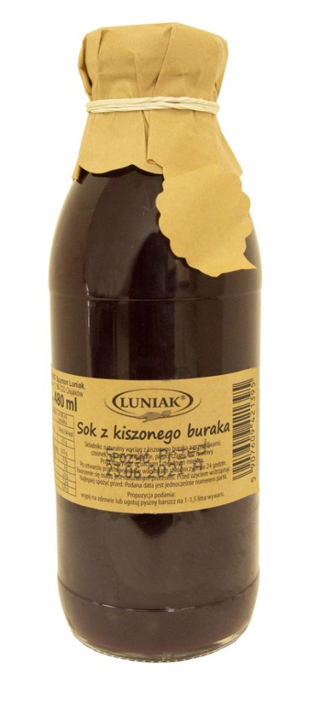 SOK Z BURAKA KISZONEGO 480 ml - LUNIAK