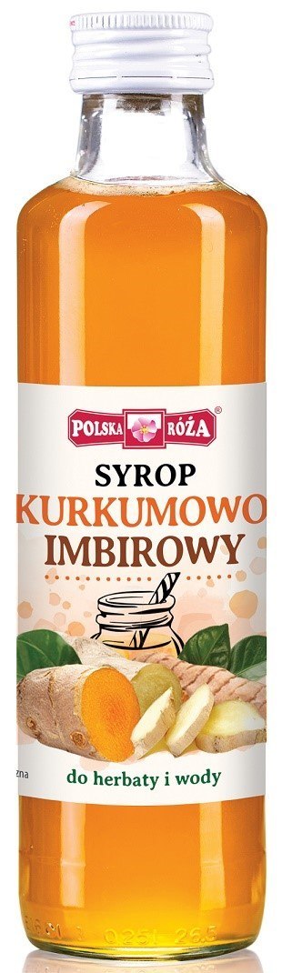 SYROP KURKUMOWO - IMBIROWY 250 ml - POLSKA RÓŻA