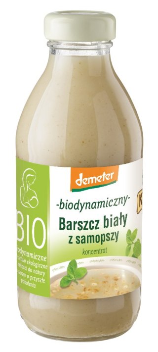 BARSZCZ BIAŁY Z SAMOPSZY KONCENTRAT DEMETER BIO 320 ml - KOWALEWSKI