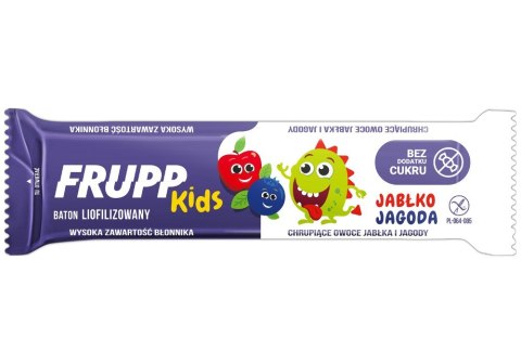 BATON DLA DZIECI LIOFILIZOWANY JABŁKO - JAGODA 9 g - CELIKO (FRUPP KIDS)