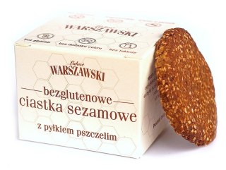 CIASTKA SEZAMOWE Z PYŁKIEM PSZCZELIM BEZGLUTENOWE 150 g - BATON WARSZAWSKI