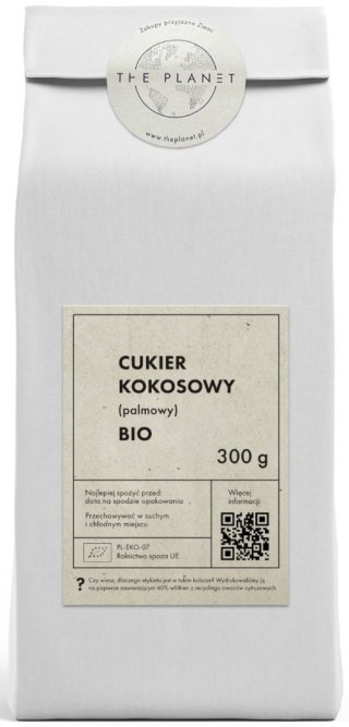 CUKIER KOKOSOWY (PALMOWY) BIO 300 g - THE PLANET