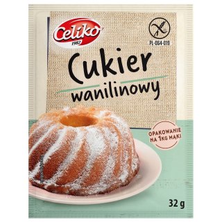 CUKIER WANILINOWY BEZGLUTENOWY 32 g - CELIKO