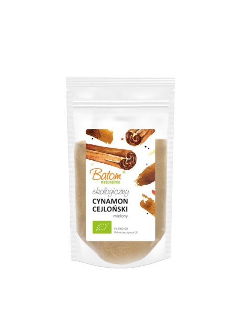 CYNAMON CEJLOŃSKI MIELONY BIO 125 g - BATOM