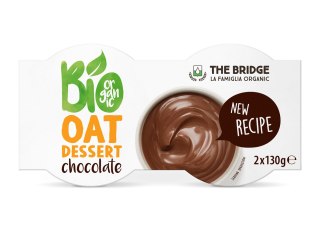 DESER OWSIANY CZEKOLADOWY BIO (2 x 130 g) 260 g - THE BRIDGE