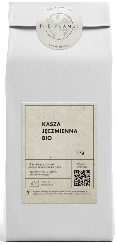 KASZA JĘCZMIENNA BIO 1 kg - THE PLANET