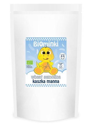 KASZKA MANNA BEZ DODATKU CUKRÓW BIO 500 g - BIOMINKI