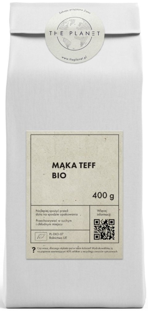 MĄKA TEFF BIO 400 g - THE PLANET