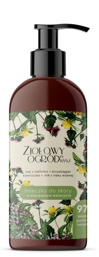 MLECZKO DO SKÓRY O NIERÓWNYM KOLORYCIE ZIOŁOWE 300 ml - ZIOŁOWY OGRÓD BY JOZKA (DARY NATURY)