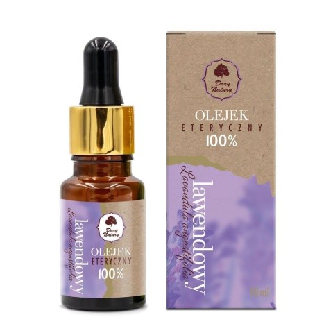 OLEJEK ETERYCZNY LAWENDOWY 10 ml - DARY NATURY