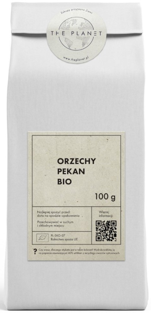 ORZECHY PEKAN BIO 100 g - THE PLANET