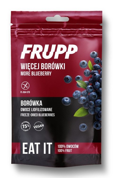 OWOCE LIOFILIZOWANE BORÓWKA BEZGLUTENOWE 15 g - CELIKO (FRUPP)