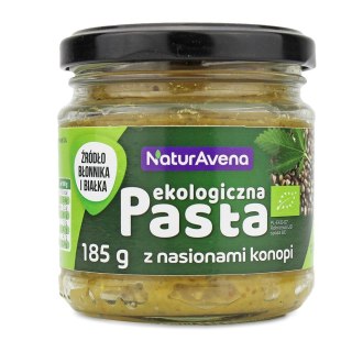 PASTA Z CIECIERZYCY ZE SZPINAKIEM I NASIONAMI KONOPI BIO 185 g - NATURAVENA