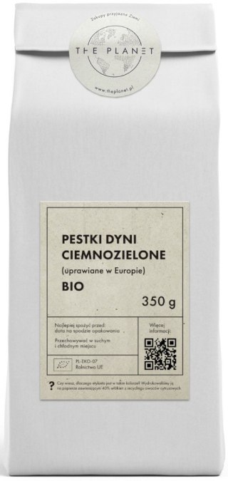 PESTKI DYNI CIEMNOZIELONE (UPRAWIANE W EUROPIE) BIO 350 g - THE PLANET