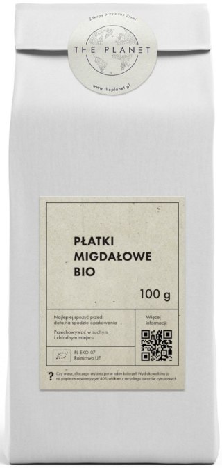 PŁATKI MIGDAŁOWE (MIGDAŁY CIĘTE) BIO 100 g - THE PLANET