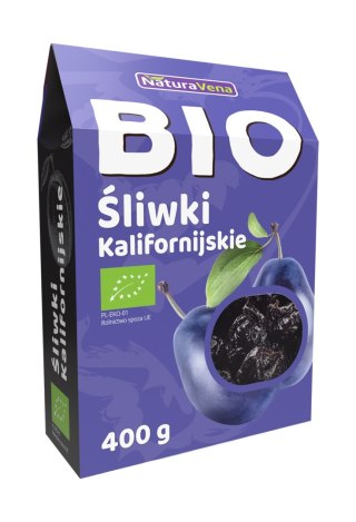 ŚLIWKI KALIFORNIJSKIE SUSZONE BIO 400 g - NATURAVENA