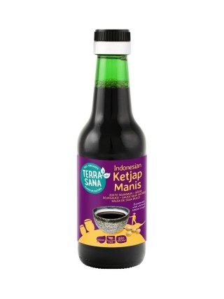 SOS SOJOWY SŁODKI KETJAP MANIS BEZGLUTENOWY BIO 250 ml - TERRASANA