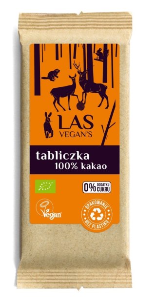 TABLICZKA 100 % KAKAO UGANDA BIO 50 g - LAS VEGAN'S