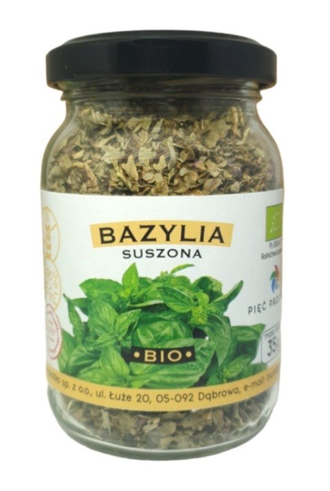 BAZYLIA BEZGLUTENOWA BIO 35 g - PIĘĆ PRZEMIAN