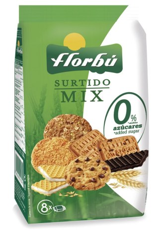 CIASTKA I WAFELKI MIX BEZ DODATKU CUKRU 270 g - FLORBU