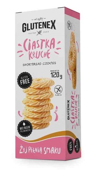 CIASTKA KRUCHE BEZGLUTENOWE 120 g - GLUTENEX