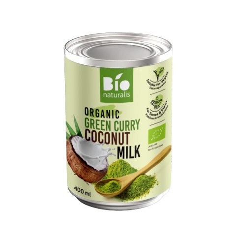 COCONUT MILK - NAPÓJ KOKOSOWY GREEN CURRY BIO 400 ml - BIO NATURALIS