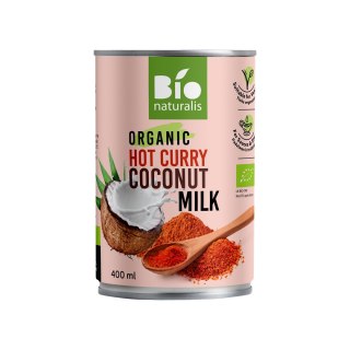 COCONUT MILK - NAPÓJ KOKOSOWY HOT CURRY BIO 400 ml - BIO NATURALIS