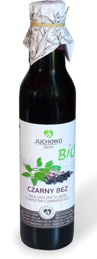 ELIKSIR Z OWOCÓW CZARNEGO BZU BIO 250 ml - JUCHOWO