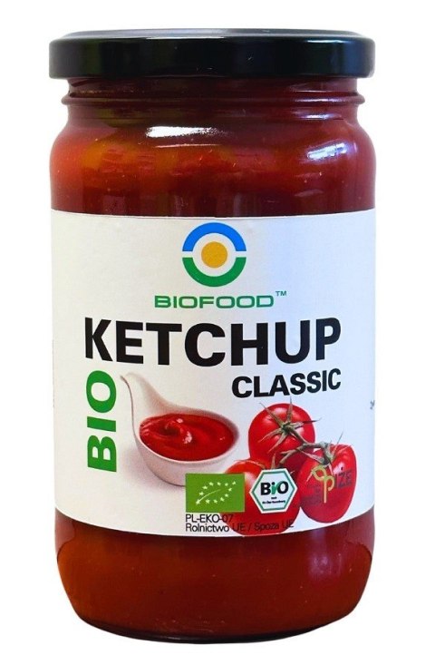 KETCHUP CLASSIC BEZGLUTENOWY BIO 350 g - BIO FOOD