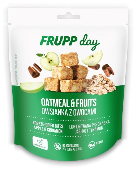 KOSTKI OWSIANE JABŁKO - CYNAMON BEZGLUTENOWE 25 g - CELIKO (FRUPP DAY)