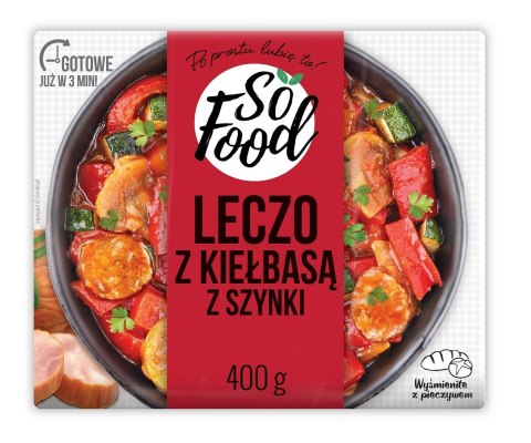 LECZO Z KIEŁBASĄ Z SZYNKI 400 g - SO FOOD