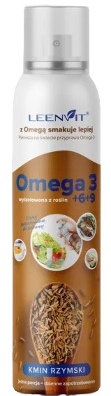 OMEGA 3-6-9 O SMAKU KMINU RZYMSKIEGO W SPRAYU 150 ml - LEENVIT