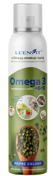 OMEGA 3-6-9 O SMAKU PIEPRZU ZIELONEGO W SPRAYU 150 ml - LEENVIT