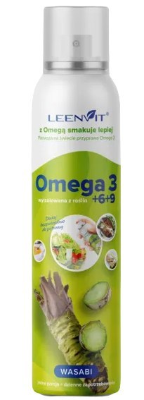 OMEGA 3-6-9 O SMAKU WASABI W SPRAYU 150 ml - LEENVIT