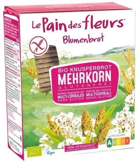 PIECZYWO CHRUPKIE WIELOZIARNISTE BEZGLUTENOWE BIO 150 g - LE PAIN DES FLEURS