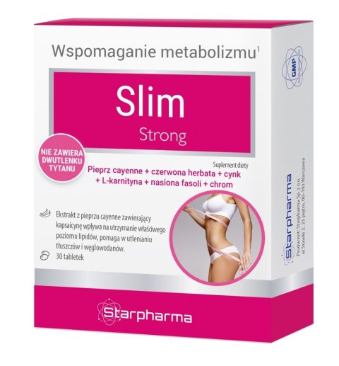 SLIM STRONG NA WSPARCIE METABOLIZMU 30 TABLETEK - STARPHARMA