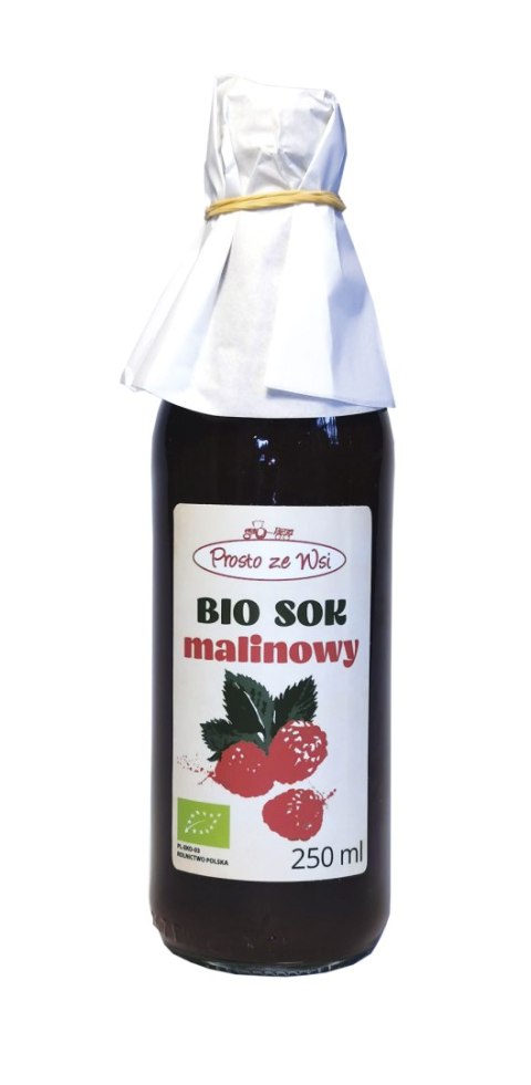 SOK MALINOWY NFC BIO 250 ml - PROSTO ZE WSI