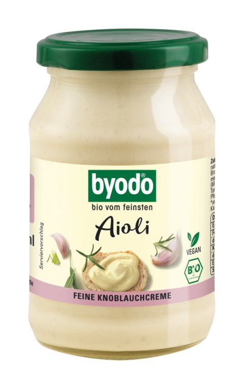 SOS AIOLI WEGAŃSKI BEZGLUTENOWY BIO 250 ml - BYODO