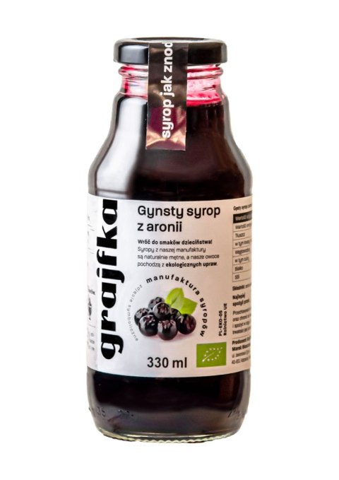 SYROP Z ARONII BIO 330 ml - GRAJFKA