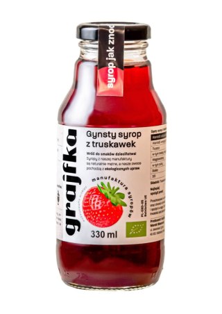 SYROP Z TRUSKAWEK BIO 330 ml - GRAJFKA