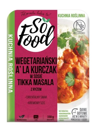 TIKKA MASALA A'LA KURCZAK Z RYŻEM 330 g - SO FOOD