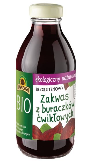 ZAKWAS Z BURAKÓW ĆWIKŁOWYCH BEZGLUTENOWY BIO 320 ml - KOWALEWSKI