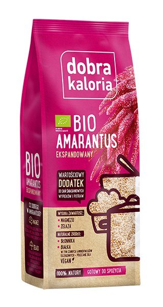 AMARANTUS EKSPANDOWANY BIO 120 g - DOBRA KALORIA