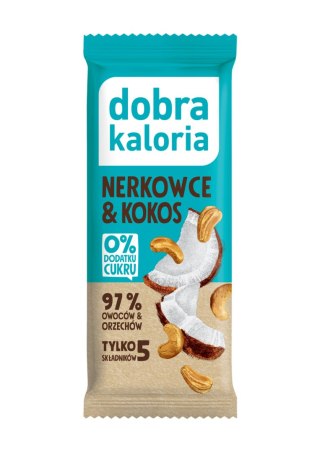 BATON DAKTYLOWY NERKOWCE & KOKOS BEZ DODATKU CUKRÓW 35 g - DOBRA KALORIA