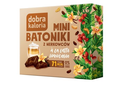 BATONIKI MINI Z NERKOWCÓW A'LA LATTE WANILIOWE (6 x 17 g) 102 g - DOBRA KALORIA