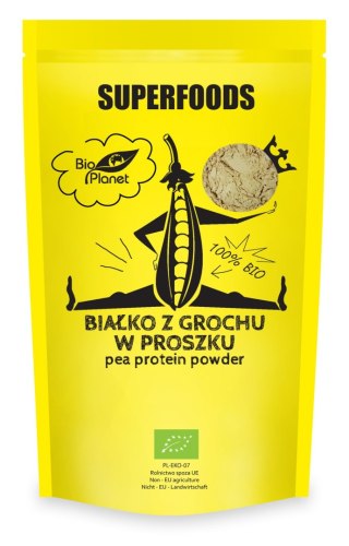 BIAŁKO Z GROCHU W PROSZKU BIO 150 g - BIO PLANET