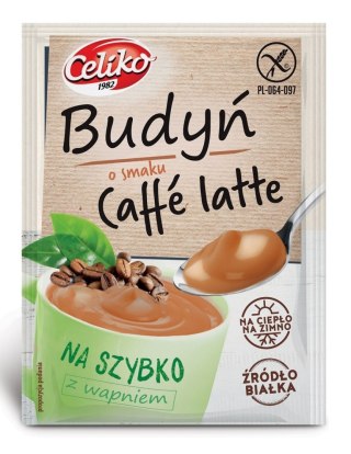 BUDYŃ O SMAKU CAFFE LATTE BEZGLUTENOWY 37 g - CELIKO