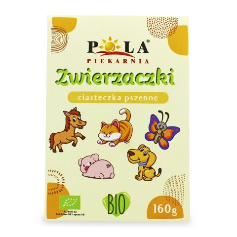 CIASTKA KRUCHE ZWIERZACZKI BIO 160 g - POLA