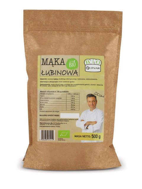 MĄKA ŁUBINOWA BIO 500 g - BIO QLINAR